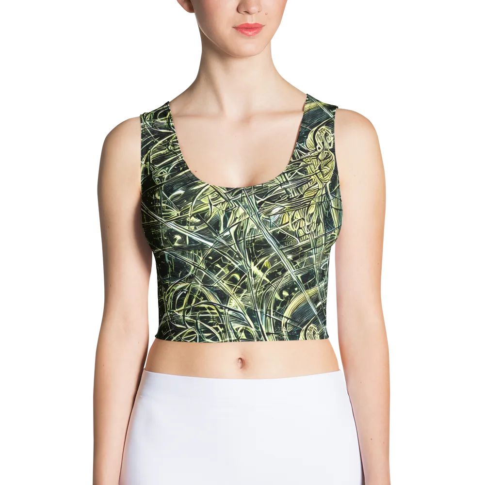 Botanical Machine on Crop Top — Front