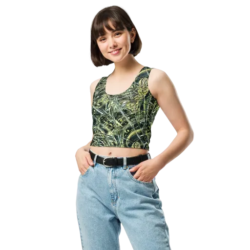 Botanical Machine on a Crop Top