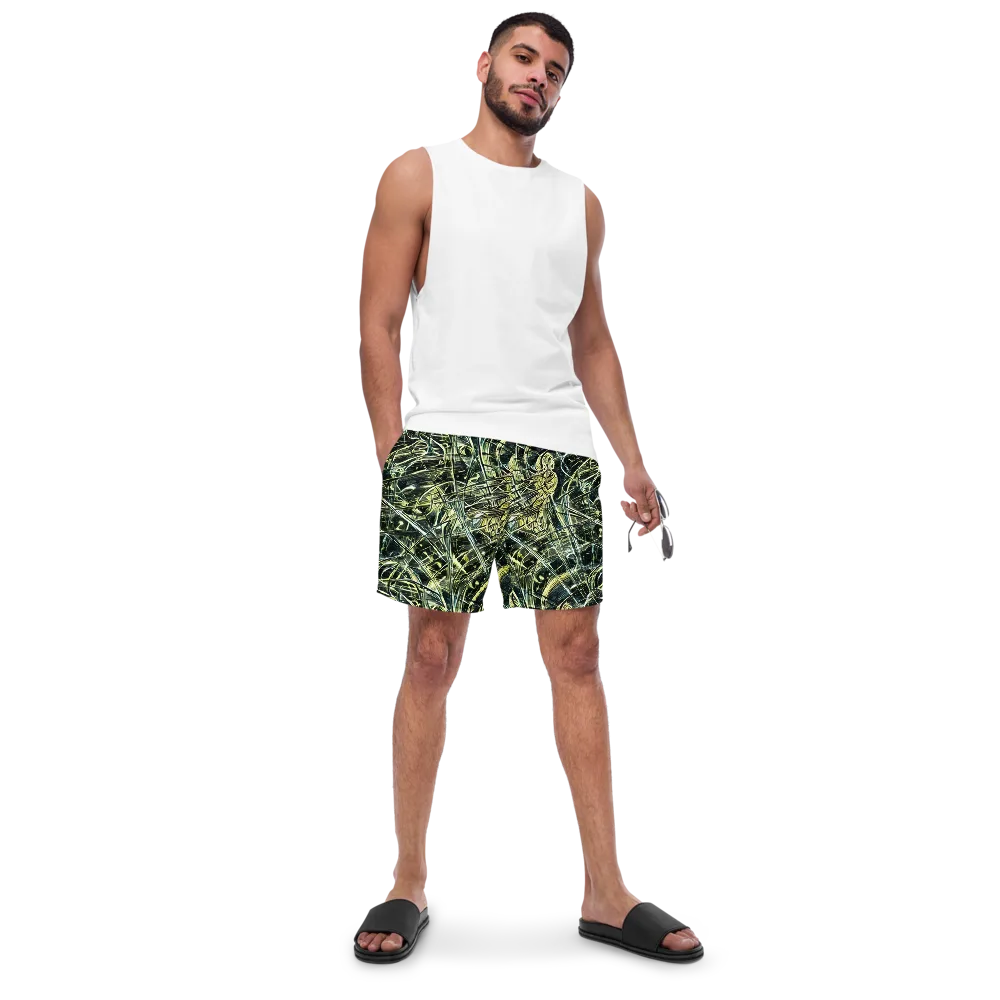Botanical Machine on Swim Trunks — Front