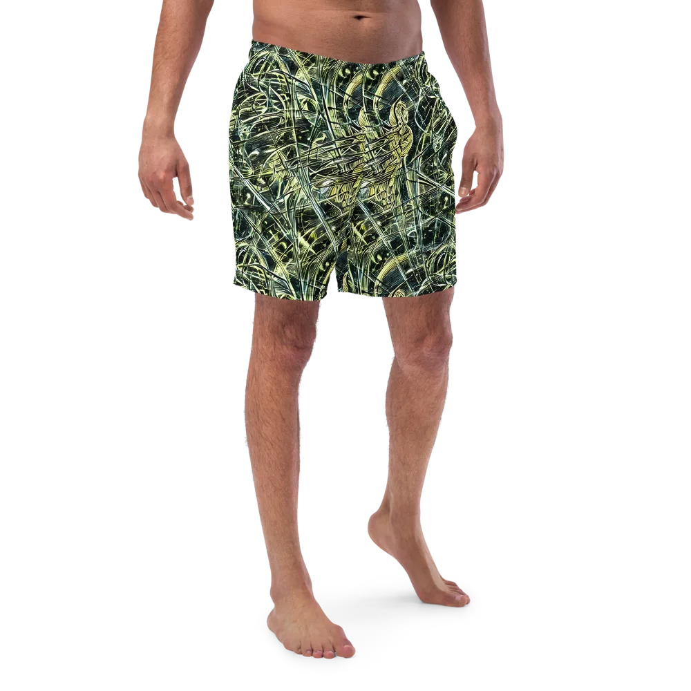 Botanical Machine on Swim Trunks — Front