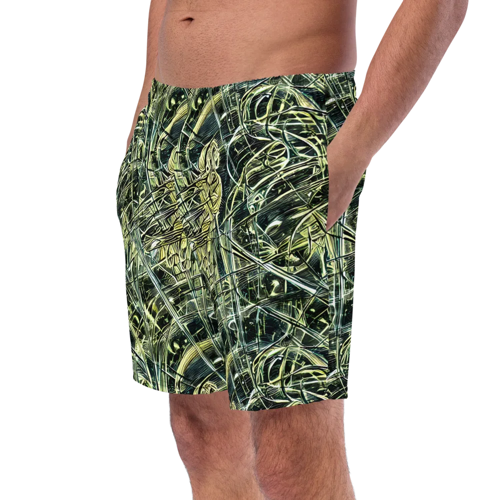 Botanical Machine on Swim Trunks — Left Front