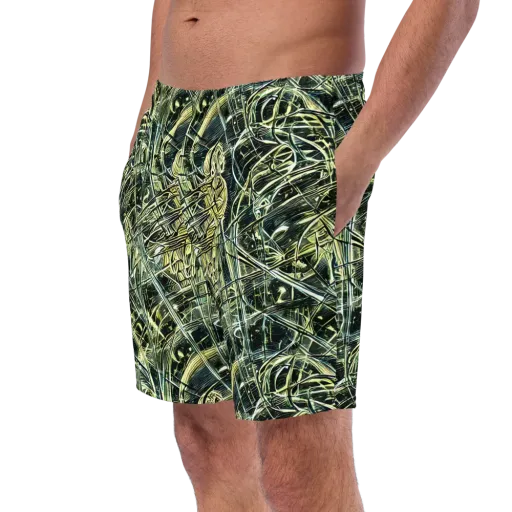 Botanical Machine on a Swim Trunks