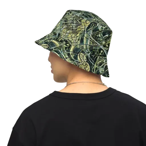 Botanical Machine on a Reversible Bucket Hat