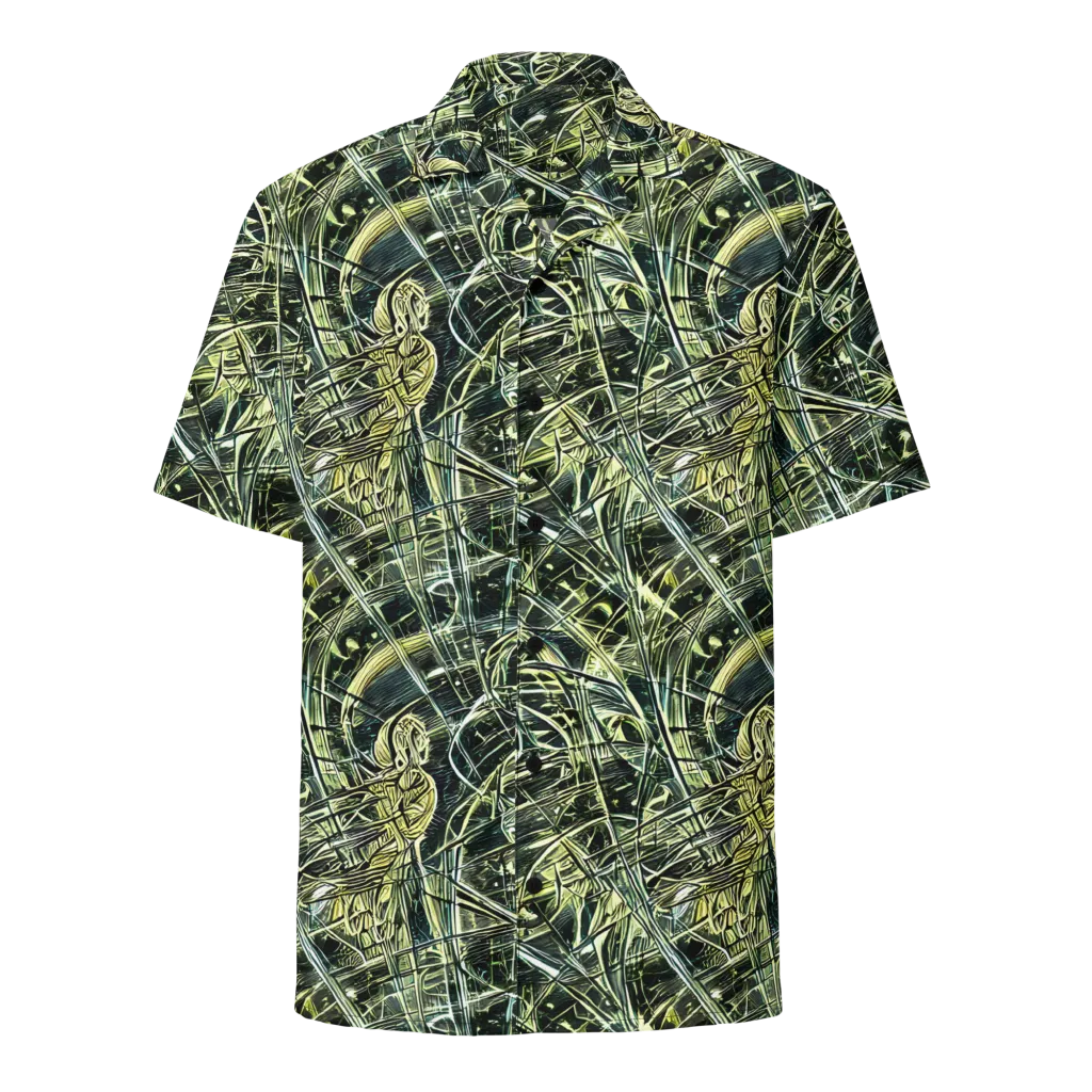 Botanical Machine on Button Shirt — Front