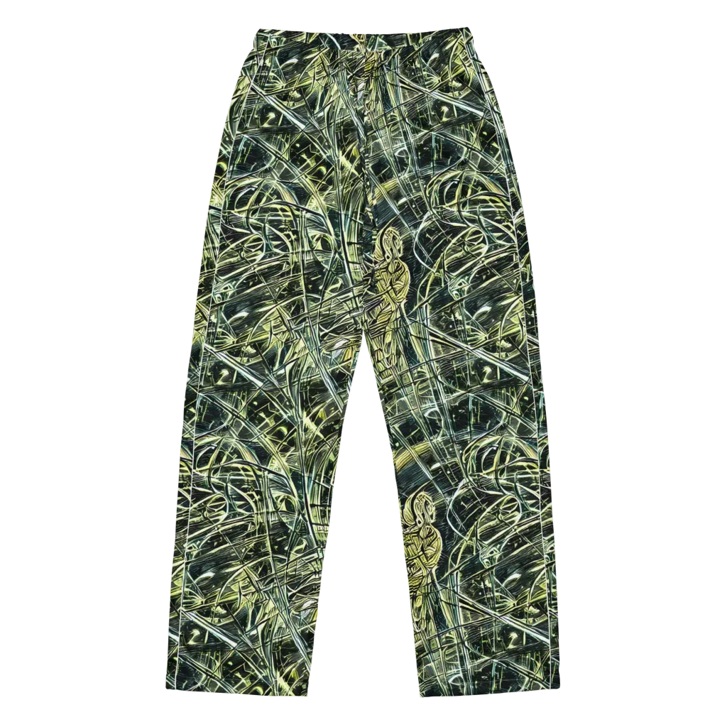 Botanical Machine on Women's Pajama Pants — Front