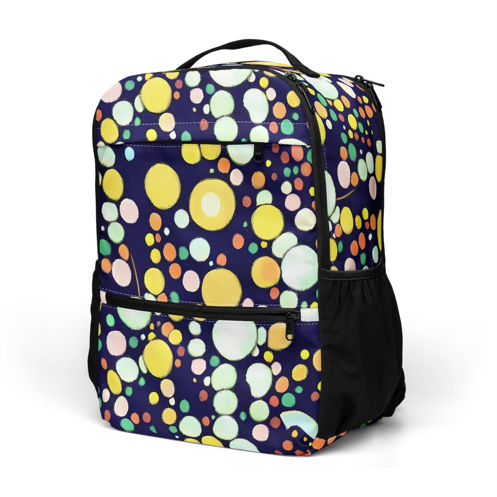 Cosmic Bubble Pop on Utility Backpack — Left Front