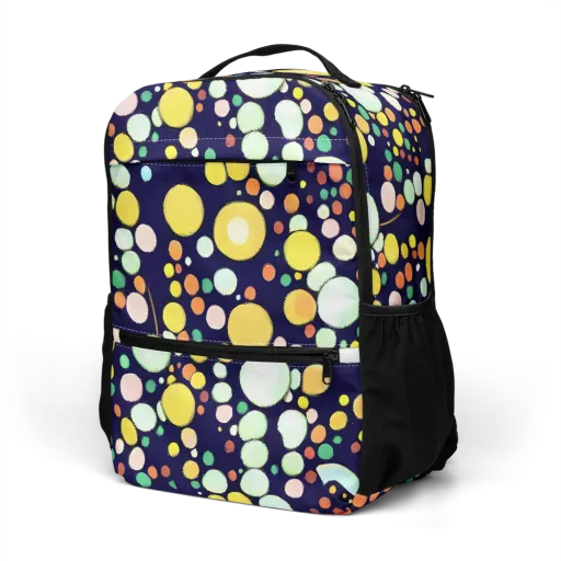 Cosmic Bubble Pop on a Utility Backpack