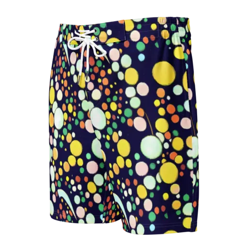 Cosmic Bubble Pop on a Men's Board Shorts