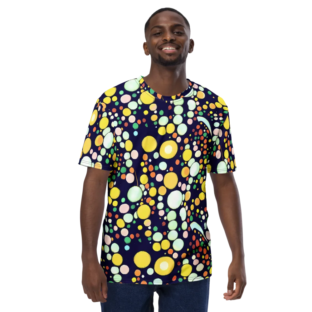 Cosmic Bubble Pop on Men's Crew Neck T-Shirt — Front