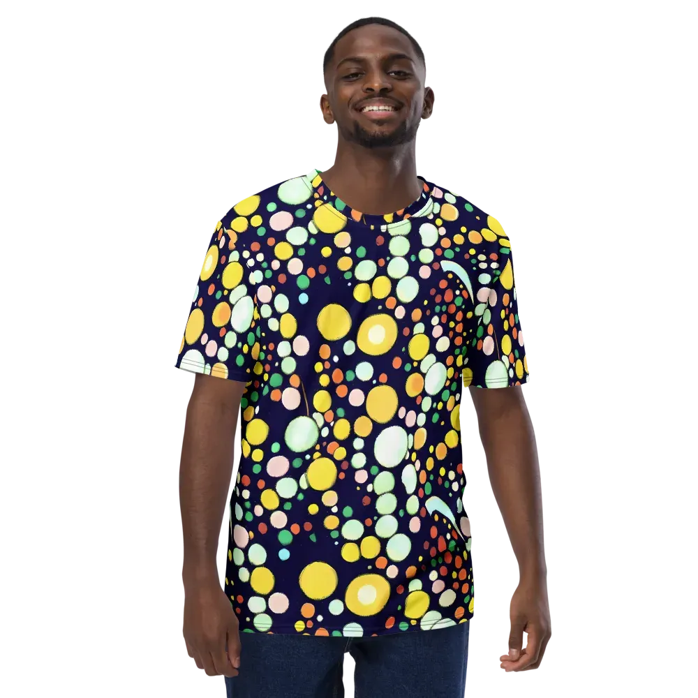 Cosmic Bubble Pop on Men's Crew Neck T-Shirt — Front