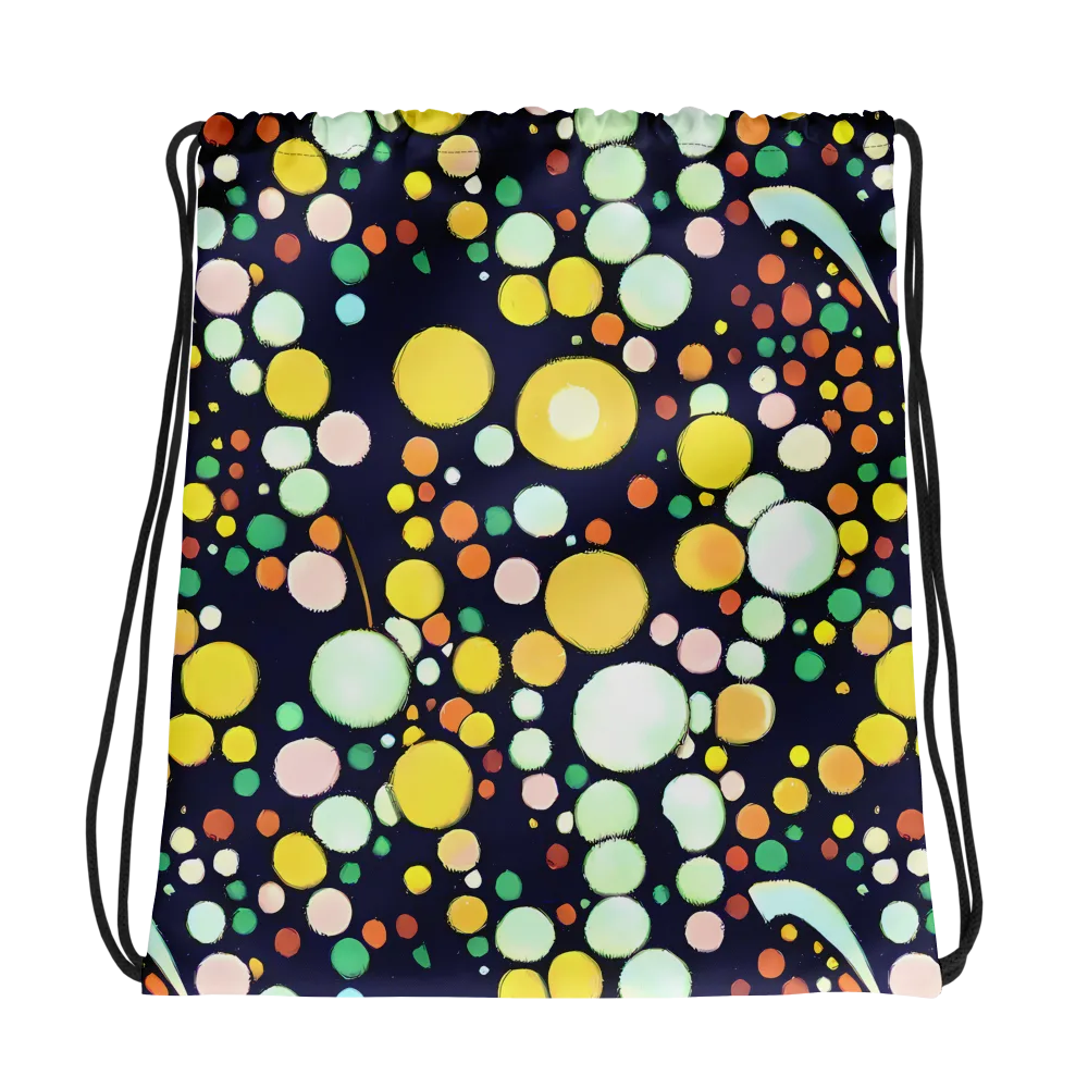 Cosmic Bubble Pop on Drawstring Bag — Photo