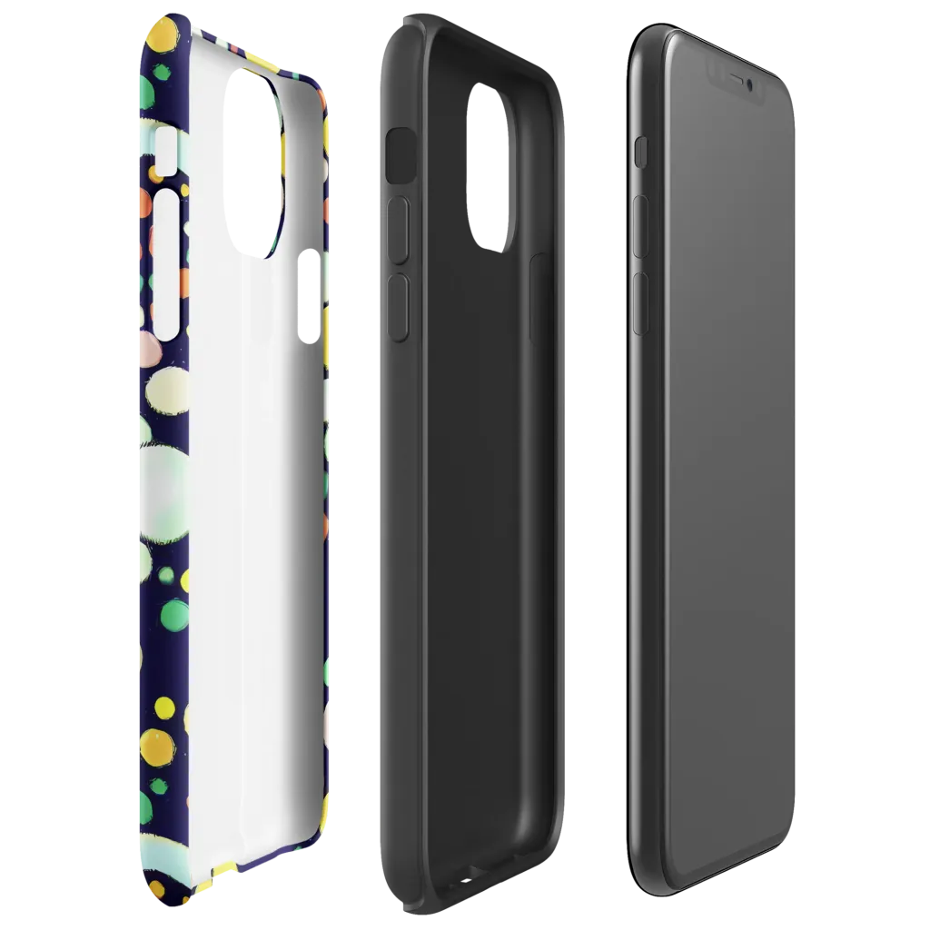 Cosmic Bubble Pop on Tough Case for iPhone® — Right