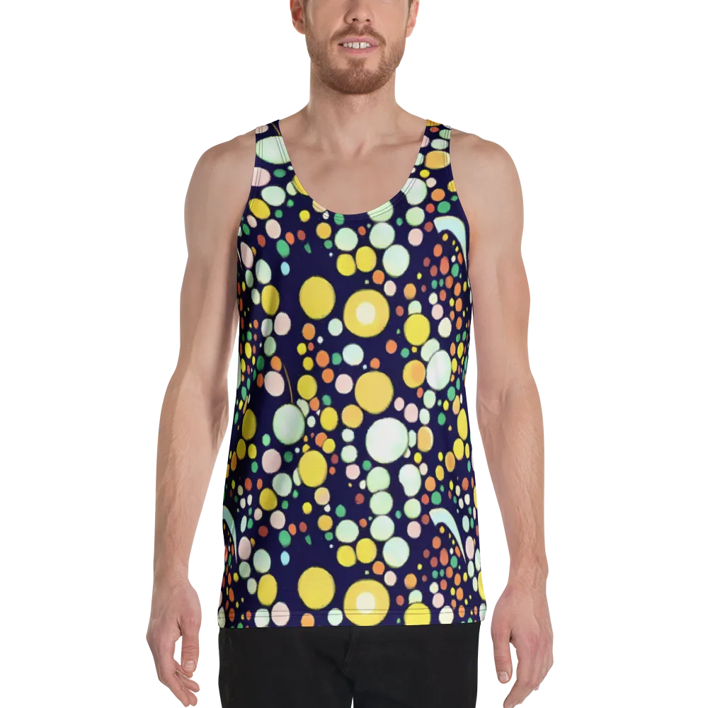 Cosmic Bubble Pop on Men's Tank Top — Front