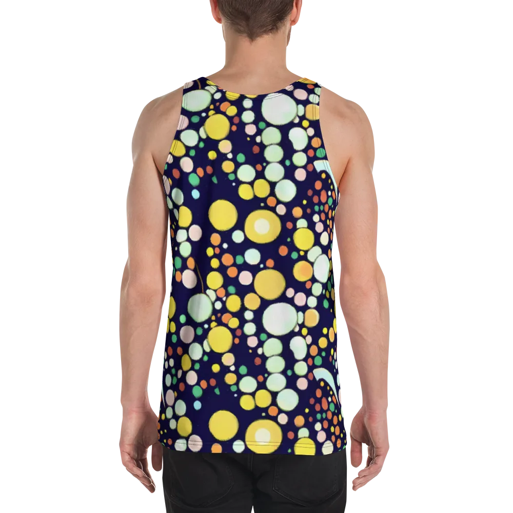 Cosmic Bubble Pop on Men's Tank Top — Back