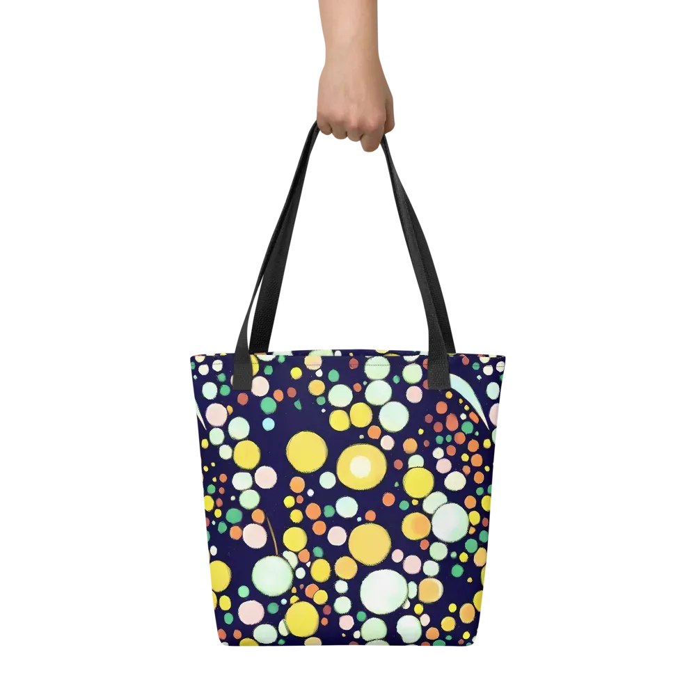 Cosmic Bubble Pop on Tote Bag — Front