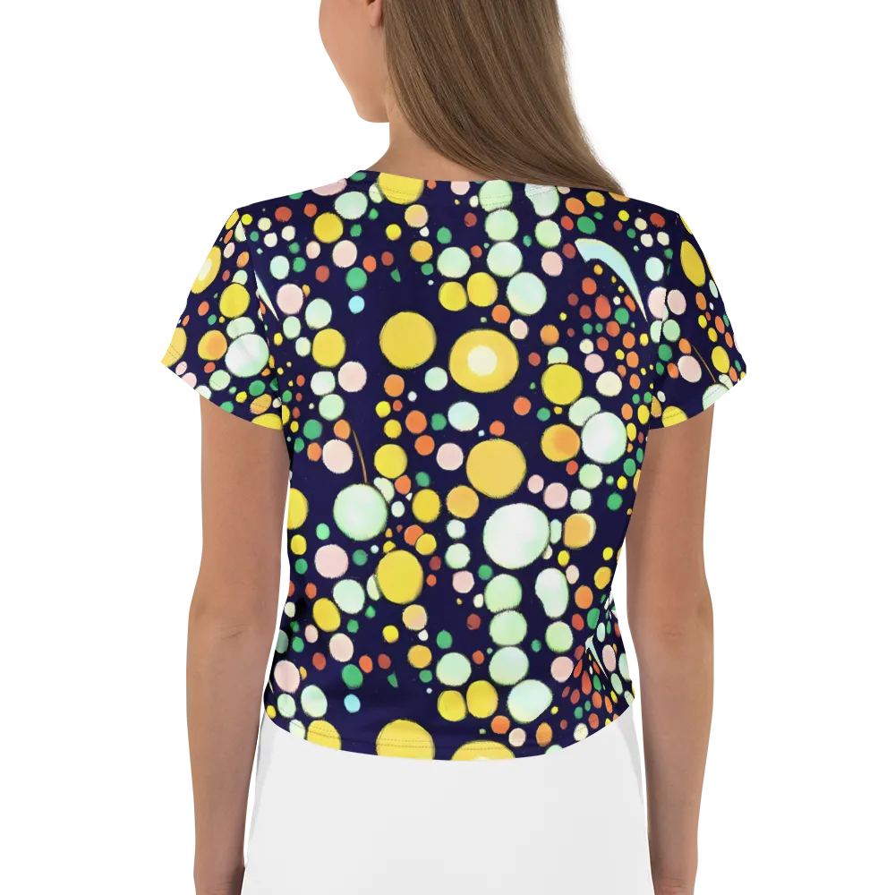 Cosmic Bubble Pop on Crop Tee — Back