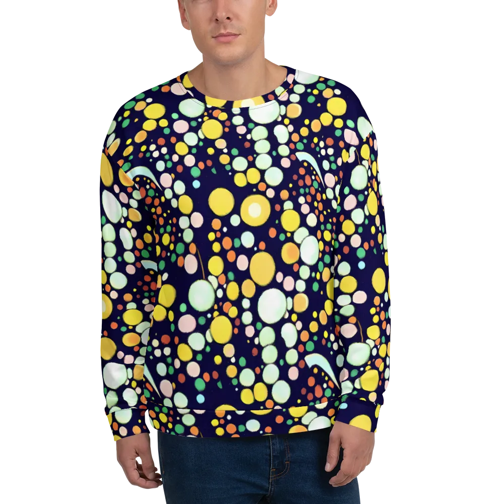 Cosmic Bubble Pop on Sweatshirt — Front