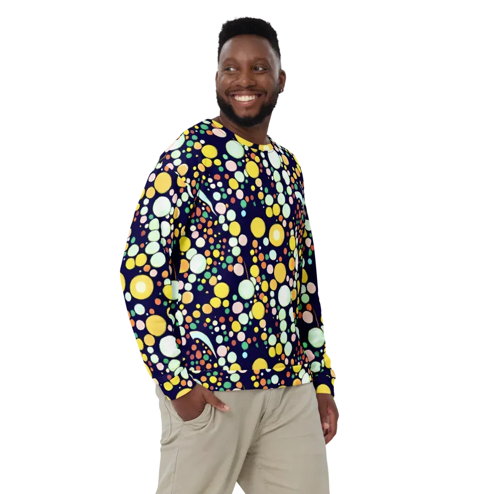 Cosmic Bubble Pop on Sweatshirt — Front