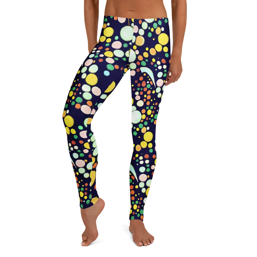 Cosmic Bubble Pop on Leggings — Front