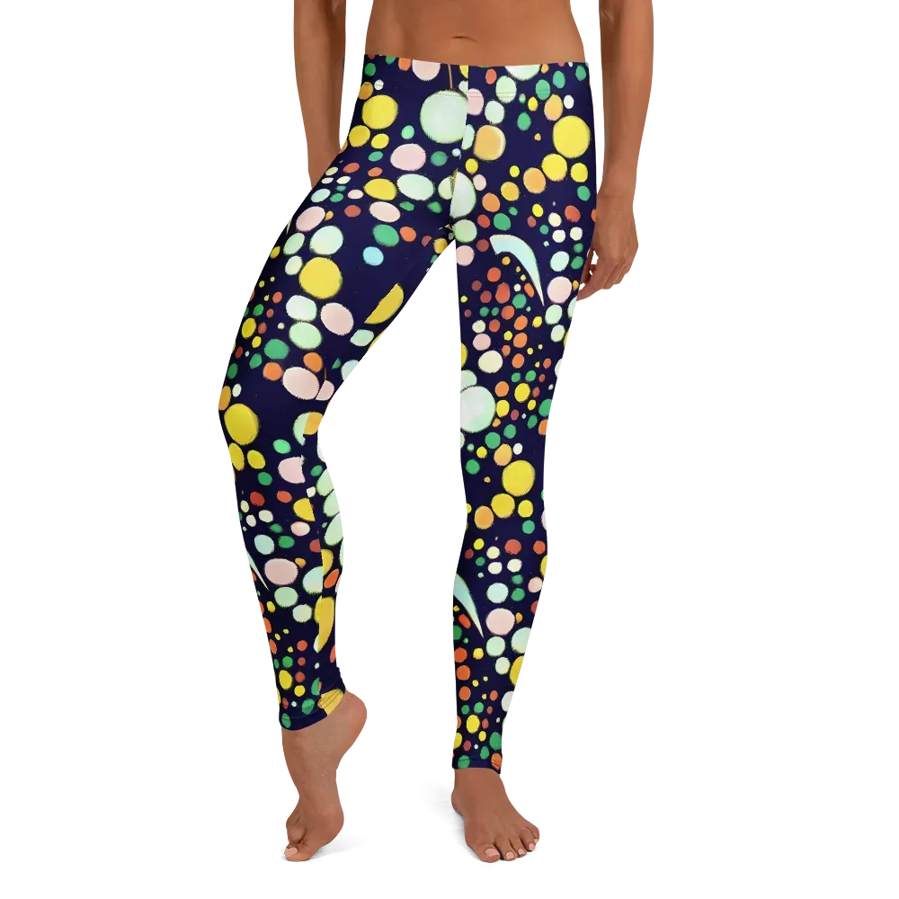 Cosmic Bubble Pop on Leggings — Front