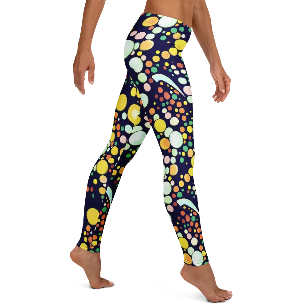 Cosmic Bubble Pop on Leggings — Right