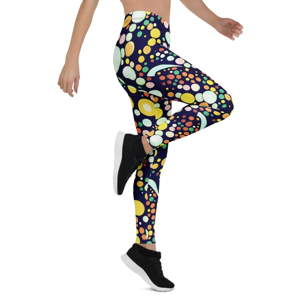 Cosmic Bubble Pop on Leggings — Right