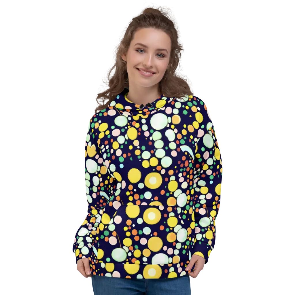 Cosmic Bubble Pop on Hoodie — Front