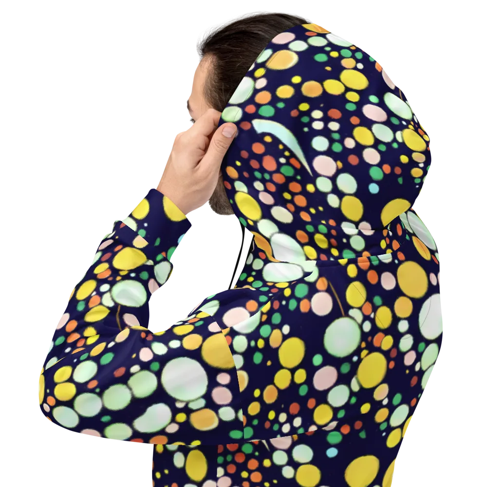 Cosmic Bubble Pop on Hoodie — Back
