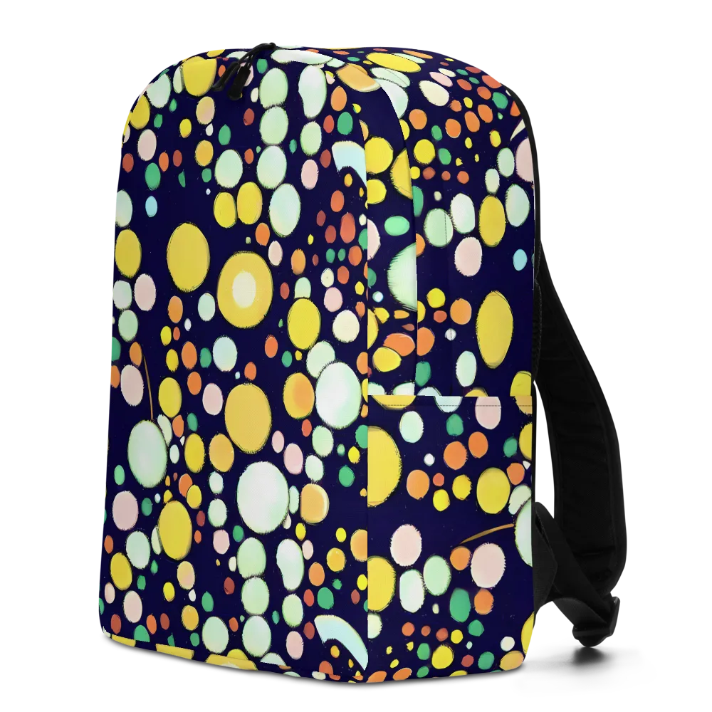 Cosmic Bubble Pop on Minimalist Backpack — Left