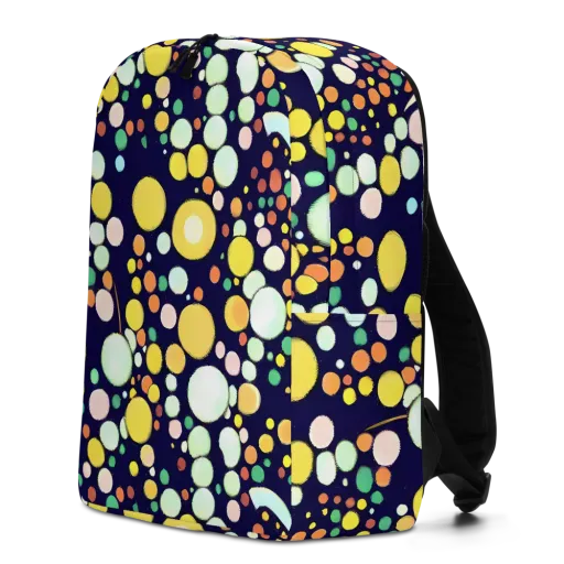 Cosmic Bubble Pop on a Minimalist Backpack