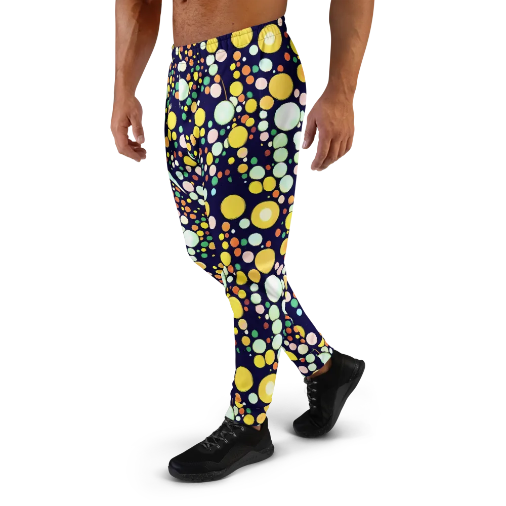 Cosmic Bubble Pop on Men's Joggers — Left