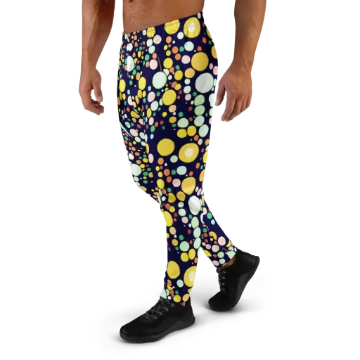 Cosmic Bubble Pop on a Men's Joggers