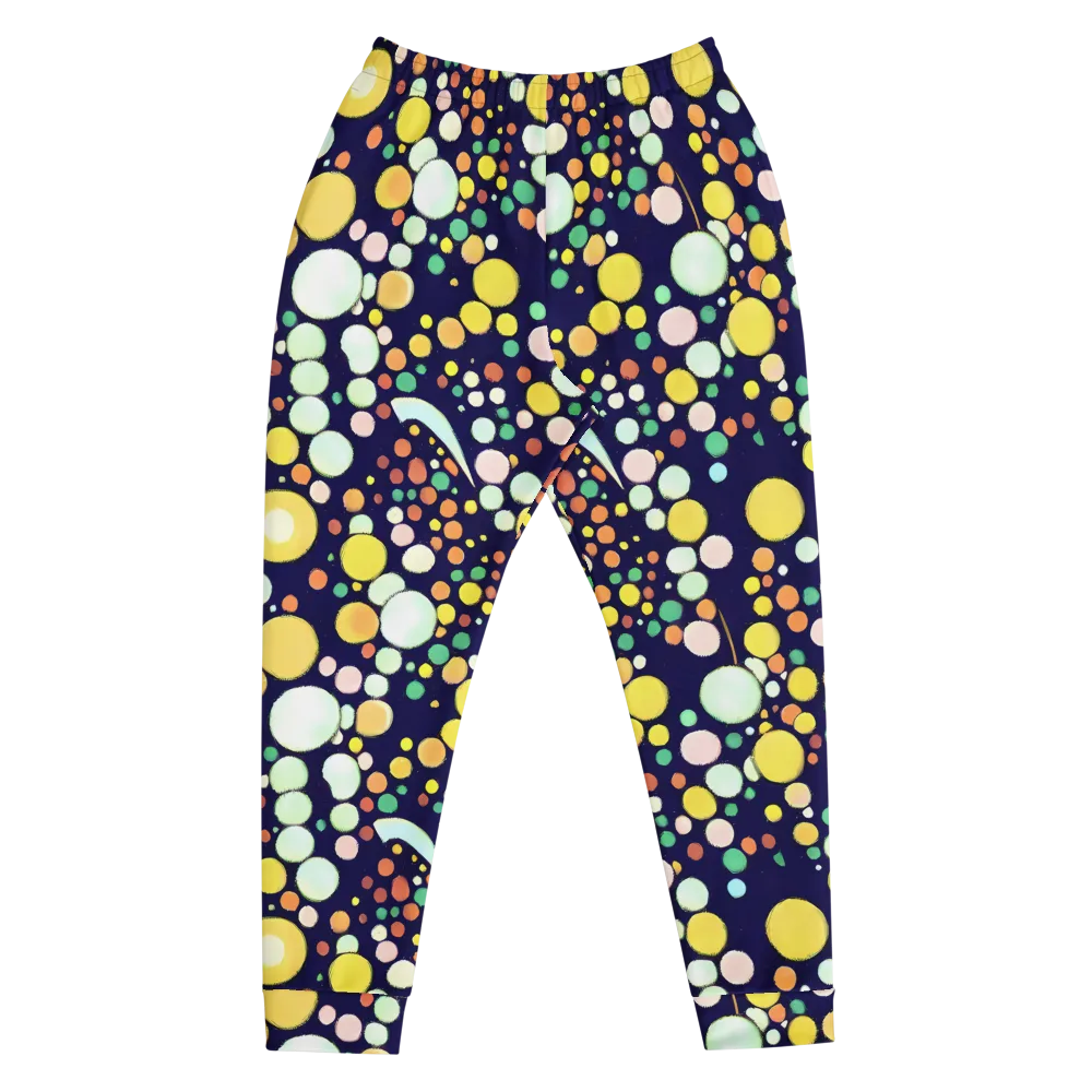 Cosmic Bubble Pop on Men's Joggers — Front