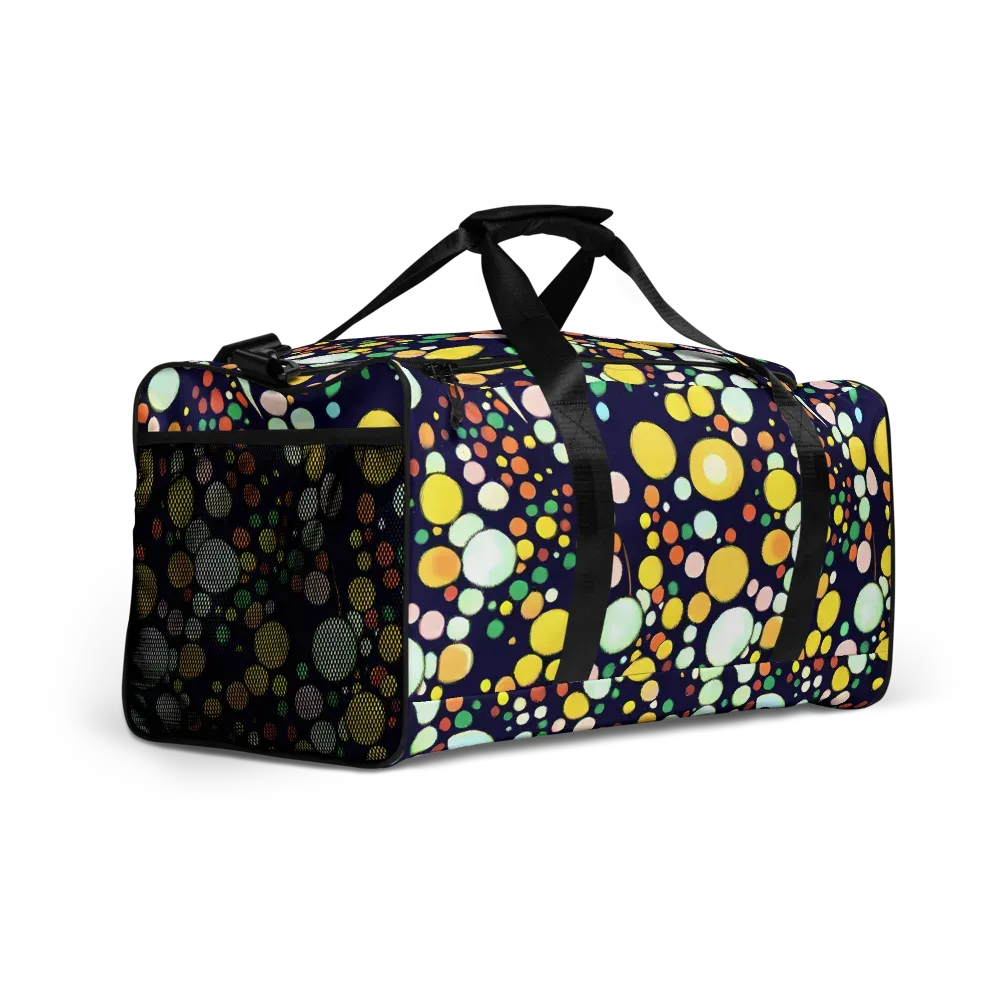 Cosmic Bubble Pop on Duffle Bag — Right Front