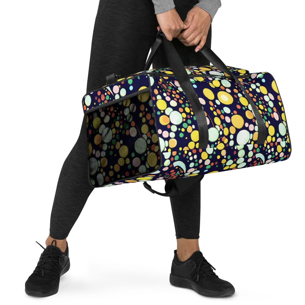 Cosmic Bubble Pop on Duffle Bag — Right Front