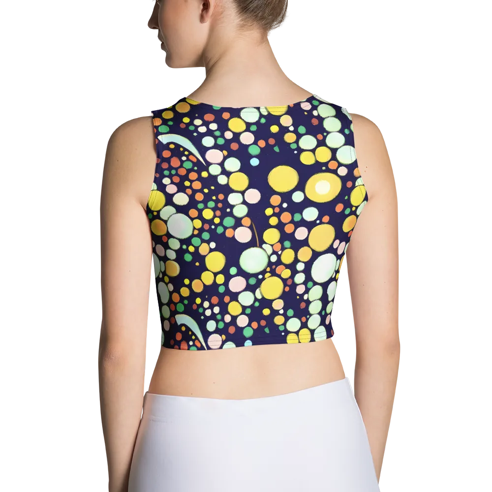 Cosmic Bubble Pop on Crop Top — Back