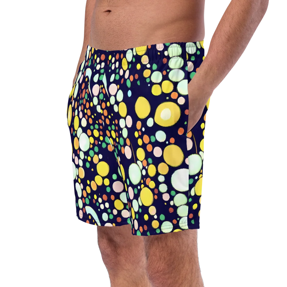 Cosmic Bubble Pop on Swim Trunks — Left Front