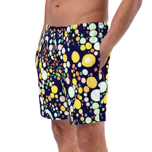 Cosmic Bubble Pop on a Swim Trunks