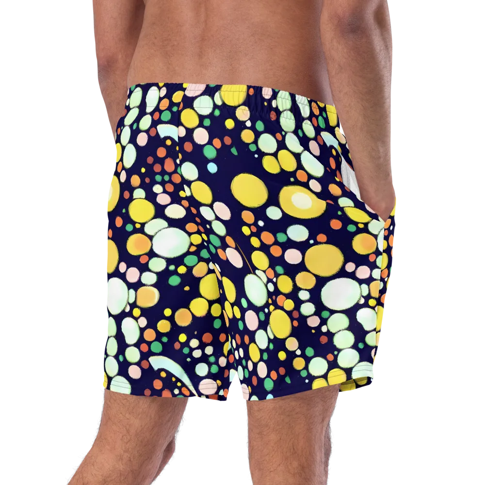 Cosmic Bubble Pop on Swim Trunks — Right Back