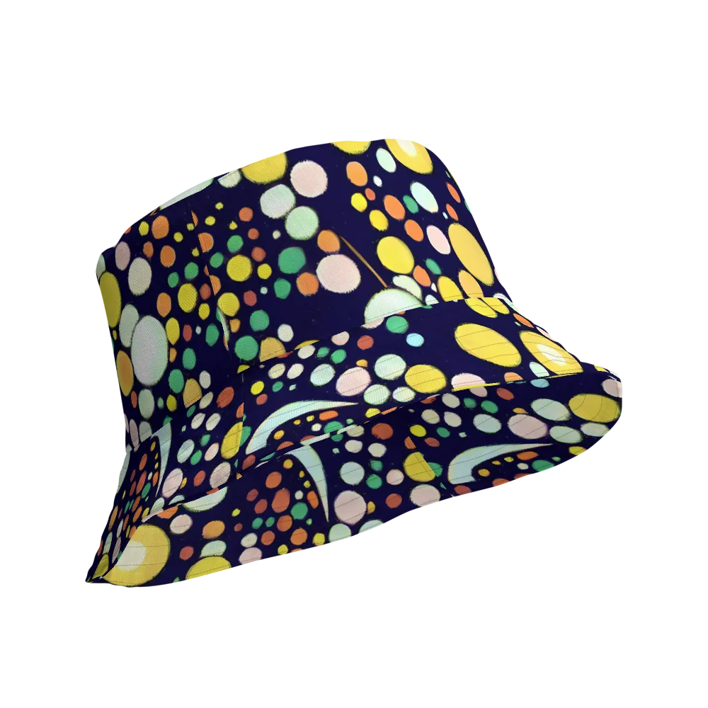 Cosmic Bubble Pop on Reversible Bucket Hat — Product details Outside