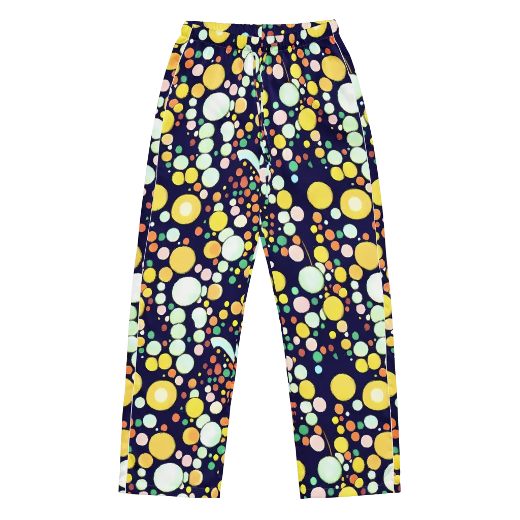 Cosmic Bubble Pop on Women's Pajama Pants — Front