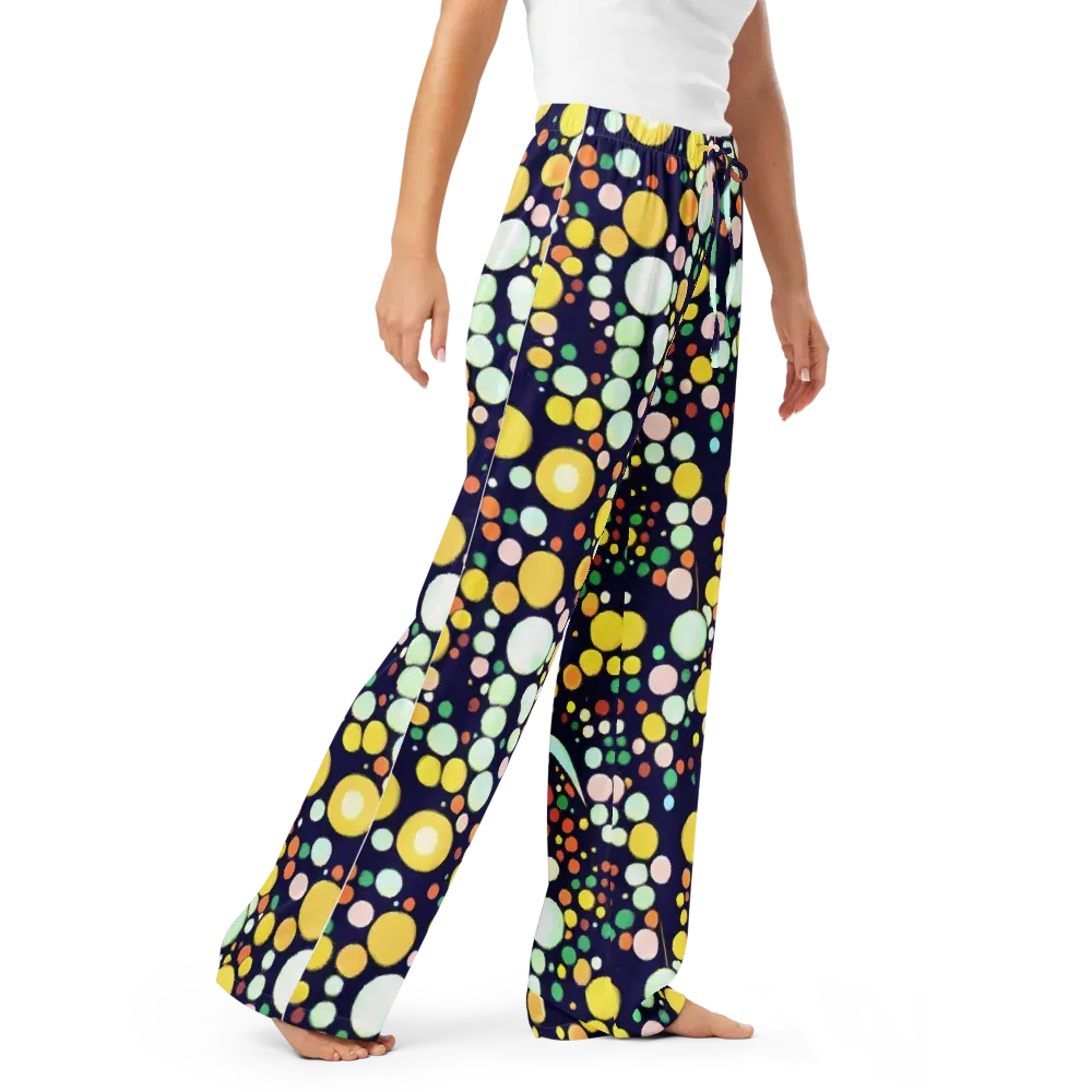 Cosmic Bubble Pop on Women's Pajama Pants — Right Front