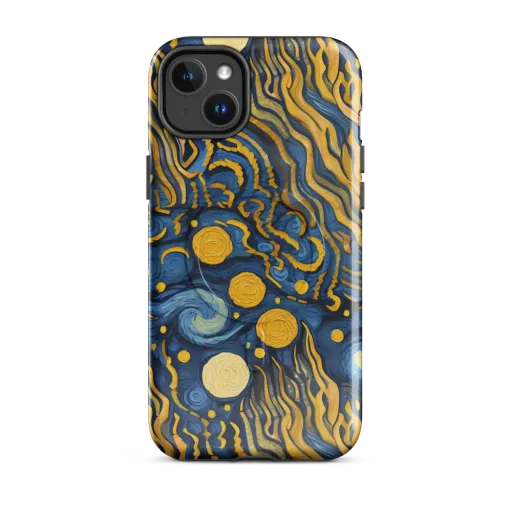 Gilded Tidal Bloom on a MagSafe Tough Case for iPhone®