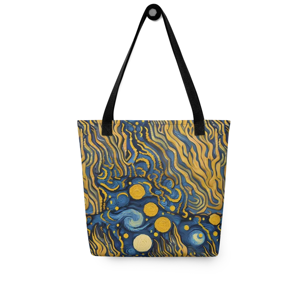 Gilded Tidal Bloom on Tote Bag — Front