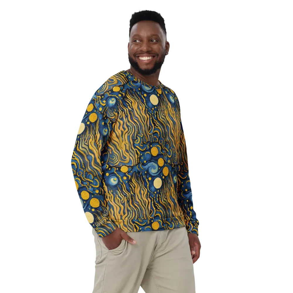 Gilded Tidal Bloom on Sweatshirt — Front
