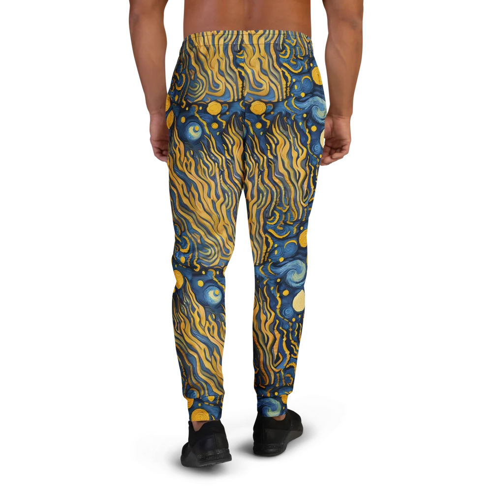 Gilded Tidal Bloom on Men's Joggers — Back
