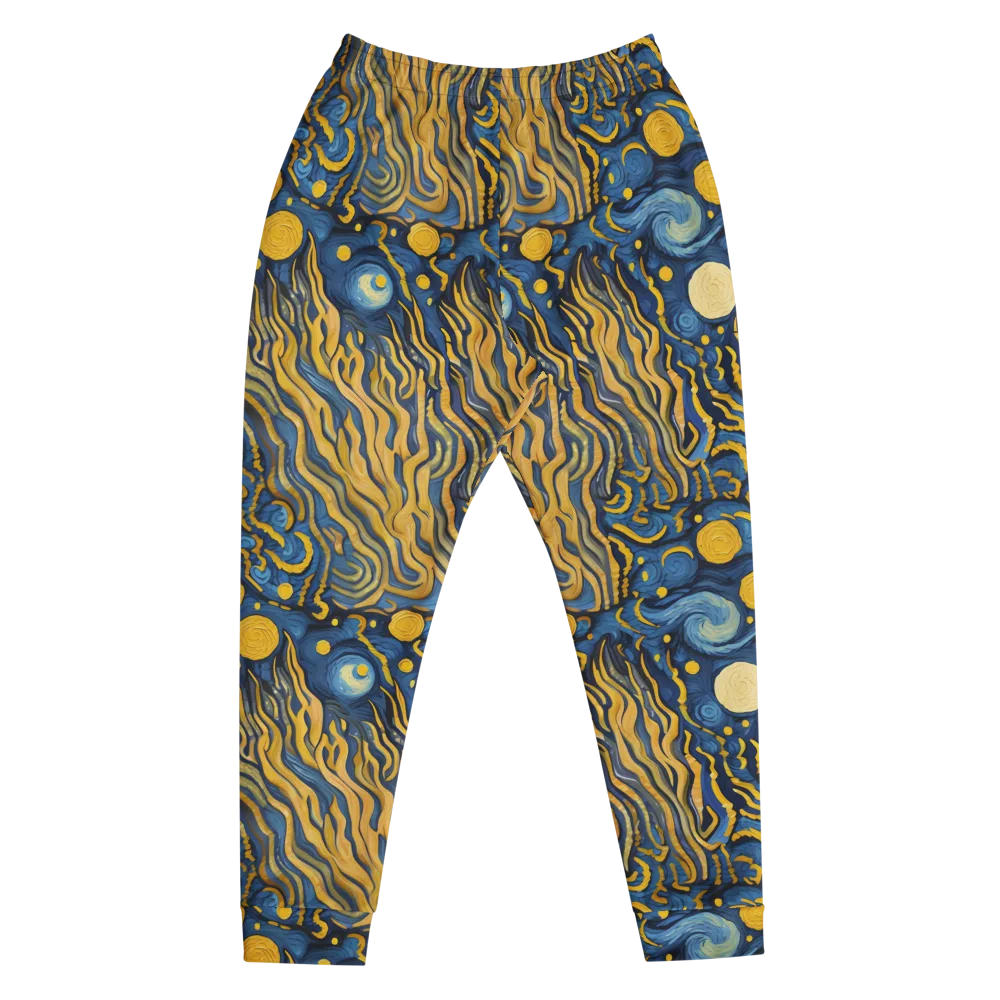 Gilded Tidal Bloom on Men's Joggers — Front