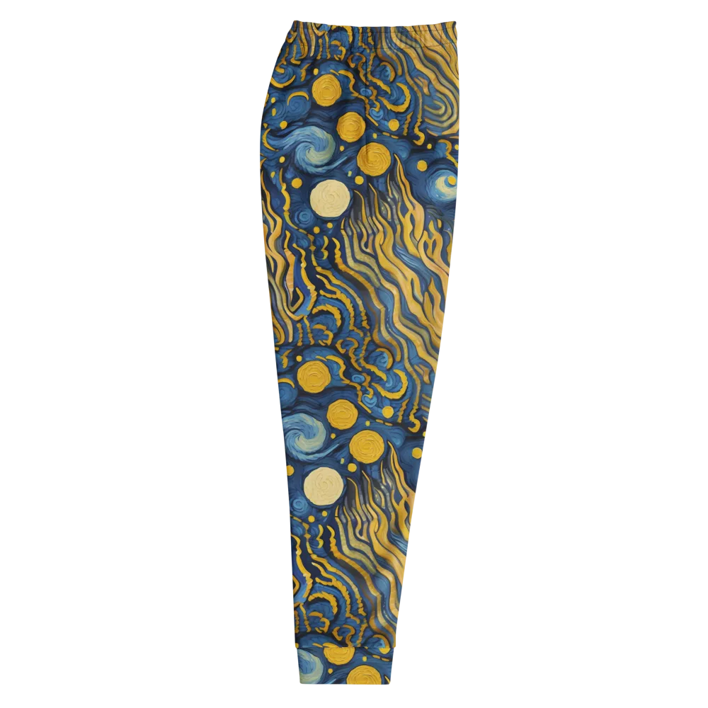 Gilded Tidal Bloom on Men's Joggers — Right