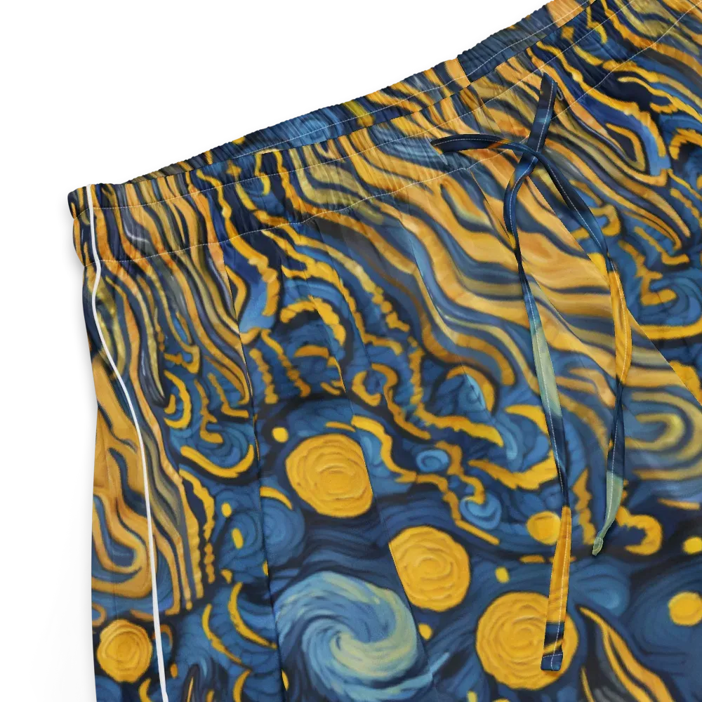 Gilded Tidal Bloom on Women's Pajama Shorts — Product details