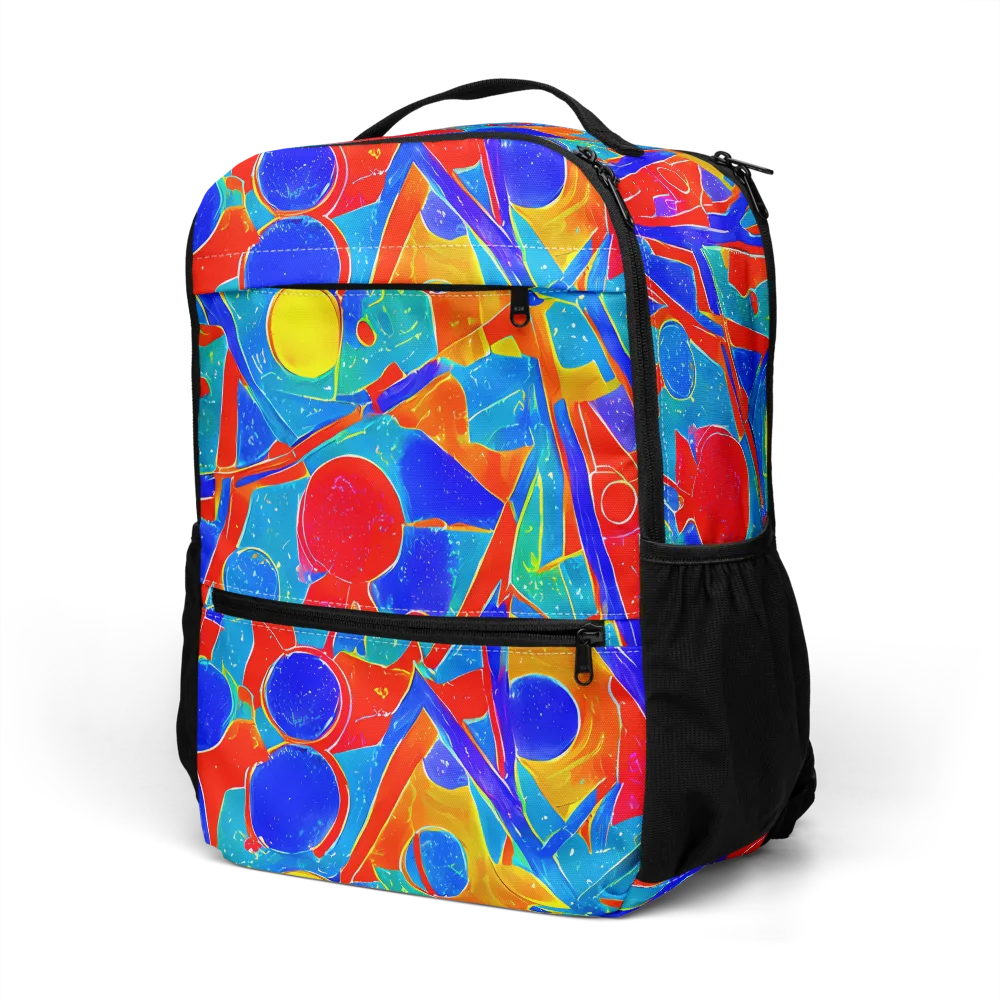 Atomic Confetti on Utility Backpack — Left Front